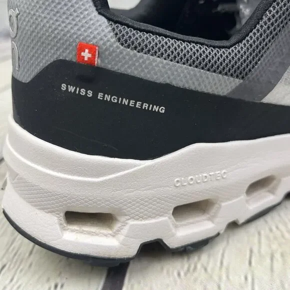 On Cloudvista Shoes Mens Size 11.5 Gray Trail Running Athletic Low Top Sneakers - Picture 9 of 13